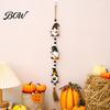 Spooky Porch Sign for Home Halloween Beaded Hanging Sign, Witch Pumpkin Bat Pendant Garland Door Handle Decoration Door, Festive Party Decor