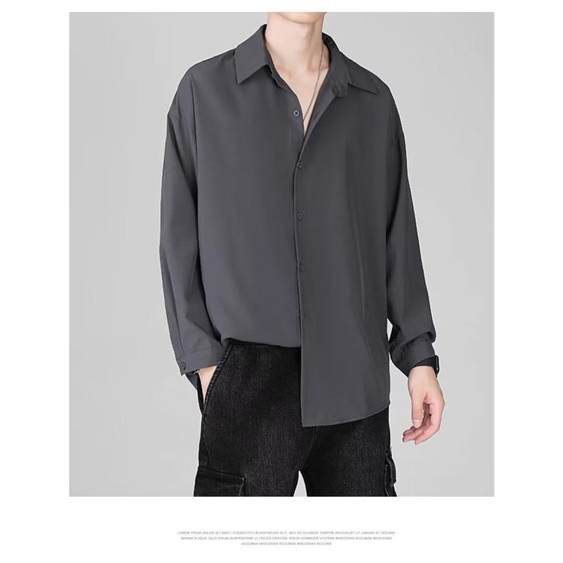 Men's Casual Long Sleeve Shirt Lightweight Breathable Button Down Shirt For Daily Wear Business & Outdoor