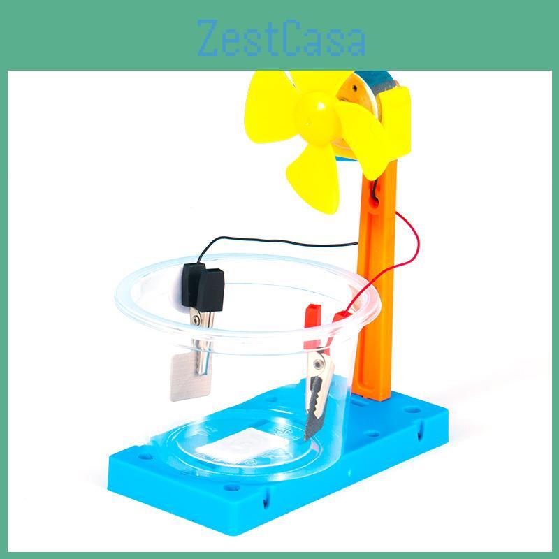 Simulated Saltwater Power Generation Fan Experimental Material Kid Puzzle Toy For Children And Students