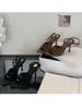 PesstweiFashion Street Style Elegant Thin High Heels Woman Pumps Pointed Toe Slingbacks Stripper Party Dress Shoes