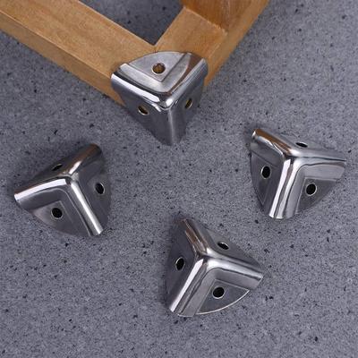 Iron 4Pcs Decorative Furniture Hardware Corner Protector Case Edge Guard Corner Bracket Box Corner Corner Cover