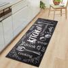 Non Slip Kitchen Runner Rug Tableware Pattern Wear Resistant Floor Mat Home Decor Carpet