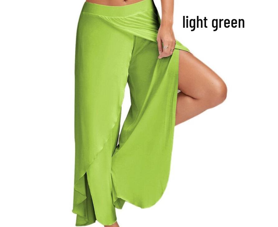 

Women s Wide-Leg Yoga Pants - 11 Colors, 8 Sizes 3XL светло-зеленый