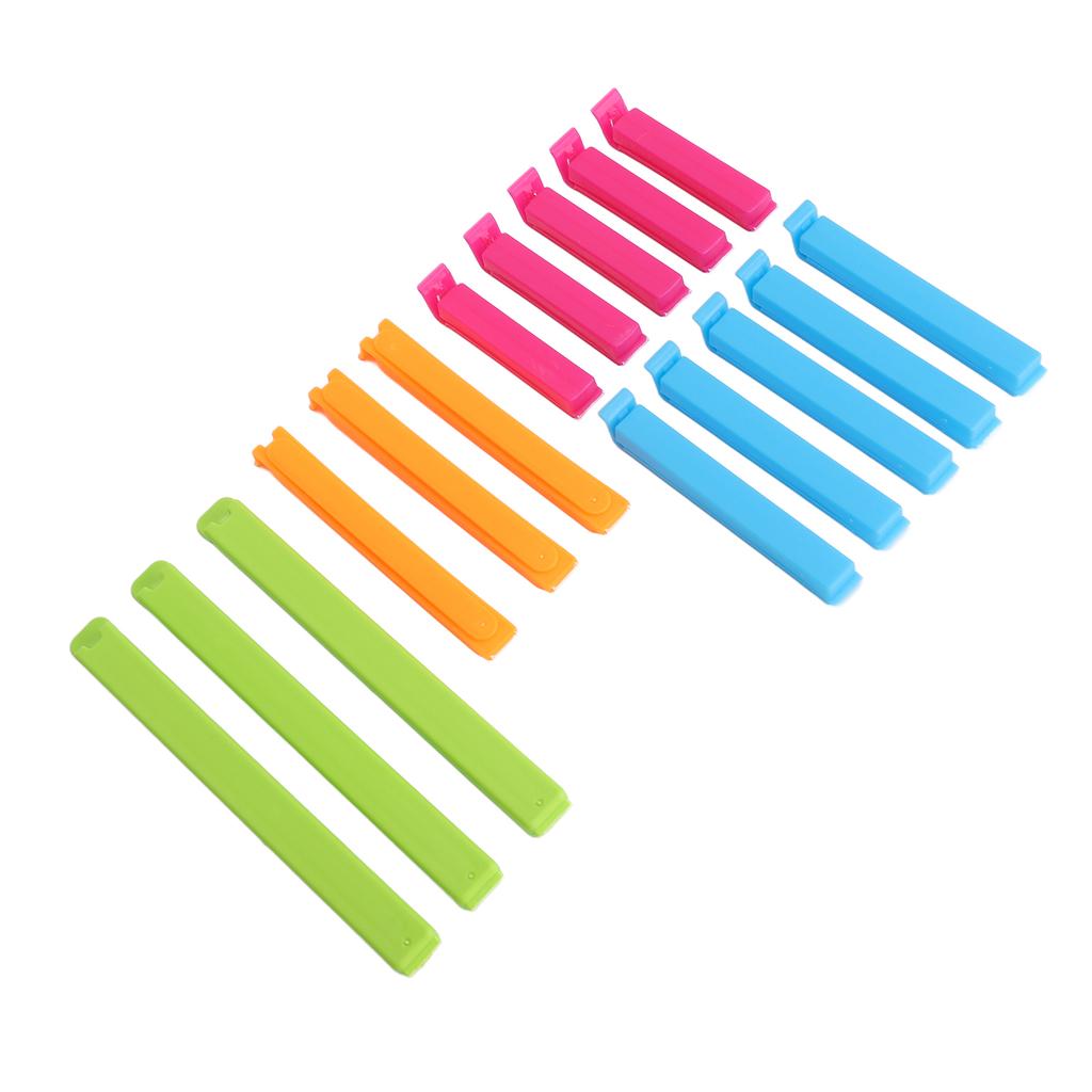 16pcs Bag Sealing Clip Safe Closure PP Portable Snack Storage Bag Clip for Bread Pack