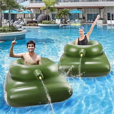 Flotador Inflable para Piscina con Chorro de Agua para Adultos