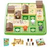 Dogs and Boxes Game Puzzle Logical Thinking Developmental Toy Montessori Kids Board