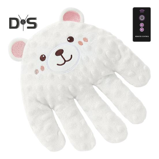 

Дитяча заспокійлива долонька Мультяшна дитяча подушка для рук для колясок Автокрісла Запобігання зляканню Рукавичка Снодійна вибивачка Електрична заспокійлива подушка для долоні Дитяче білий