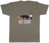 Funny Sleeping Cat Unisexs TShirt Not Today Lazy Tired Unisex Tee Gift