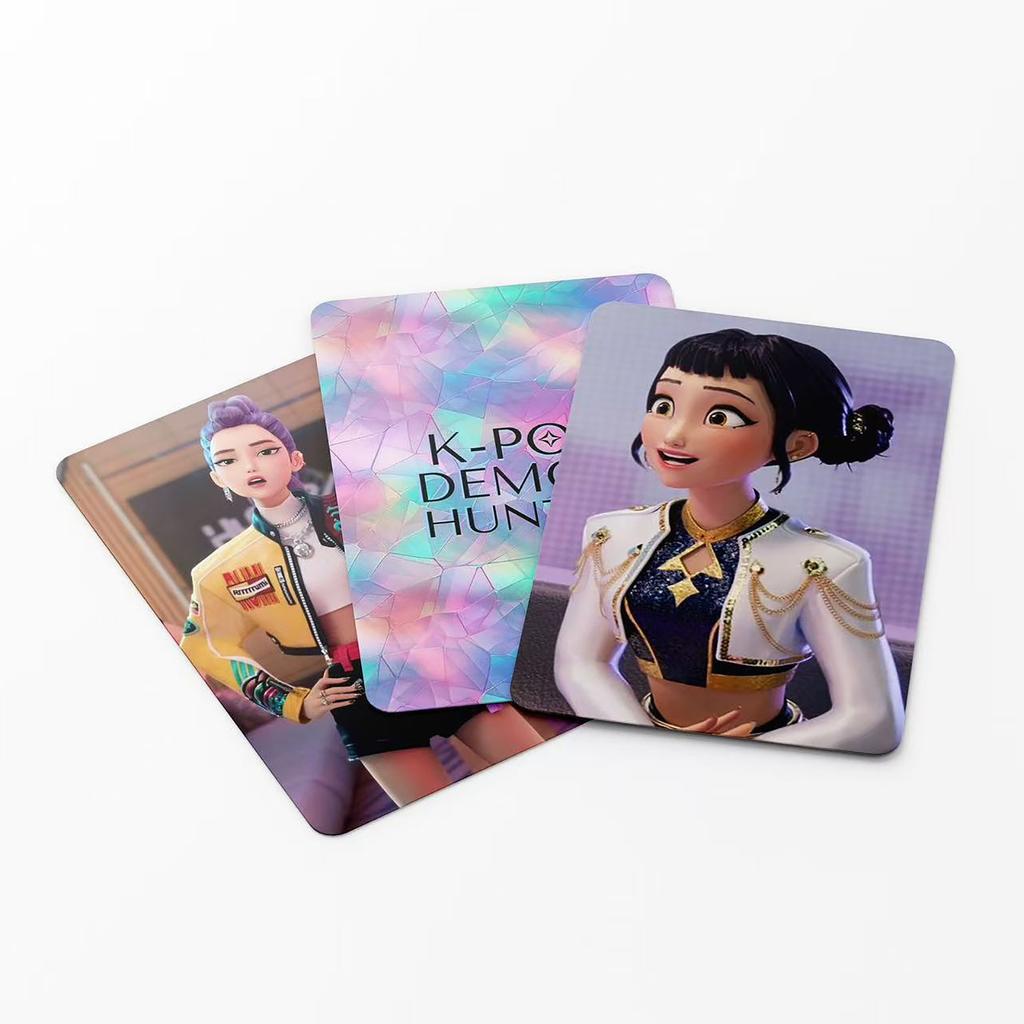 55 Pieces Cartoon Photo Collectible Cards Set Anime Style Gift Memorabilia