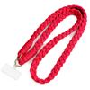Clear TPU Connector Braided Phone Strap Macrame Woven Crossbody Phone Strap  for Phones