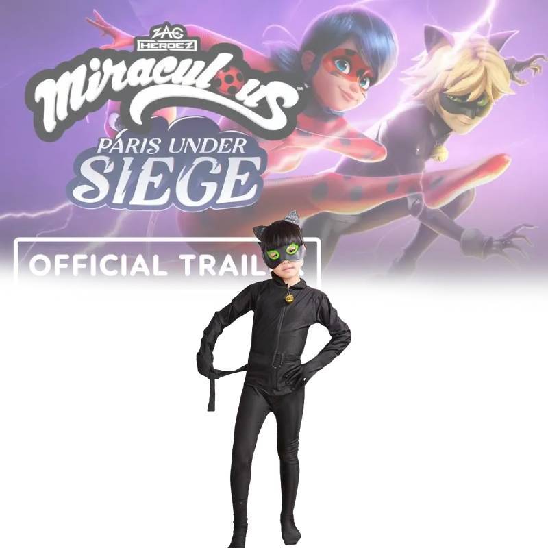 Ladybug Of Tales Cat Noir Cosplay Jumpsuit Halloween Kostüm Party