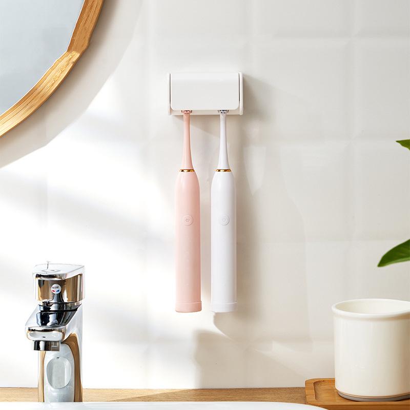 Japan KM.810 Dustproof Double Toothbrush Holder - Simple Design