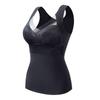 Velvet Seamless Fleece-Lined Women's Warm Vest - No Bra Needed