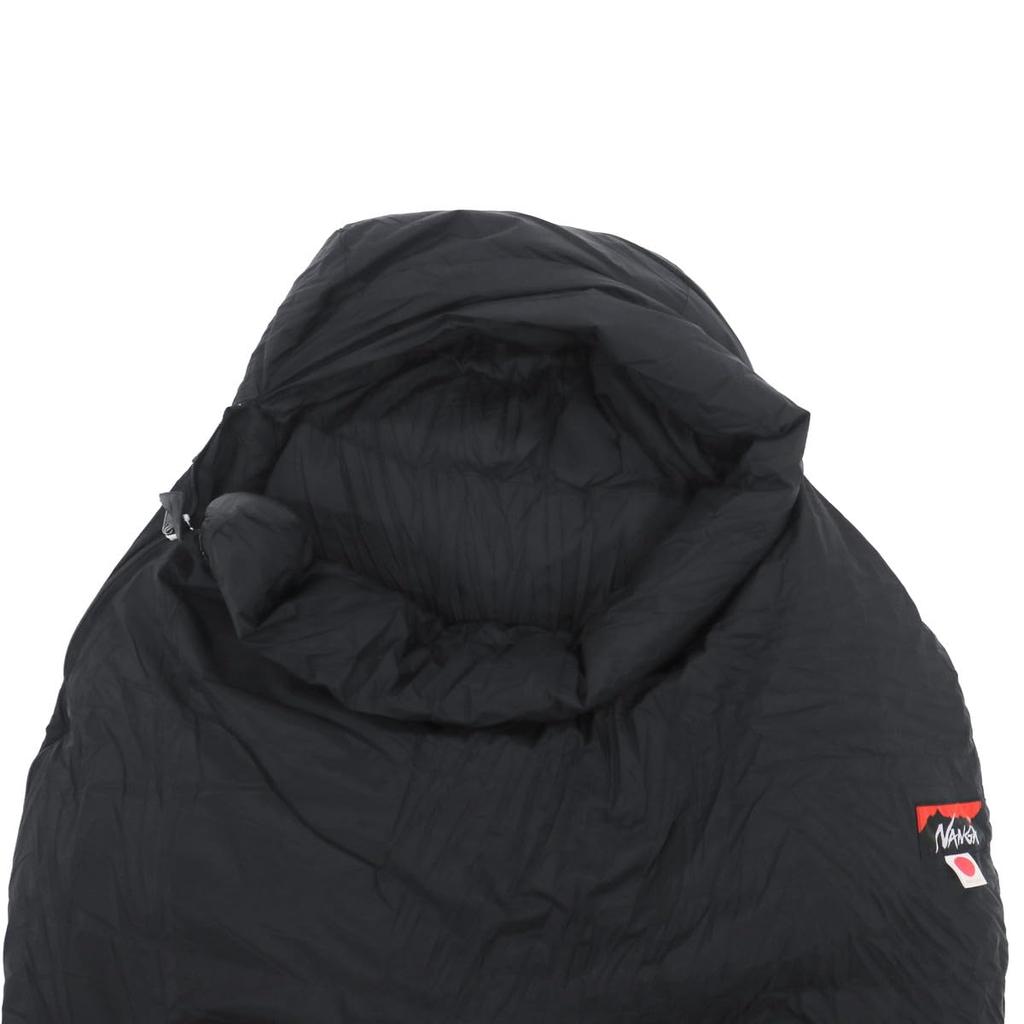 NANGA AURORA TEX SQUARE FOOT 800 Sleeping Bag BLK [NANGA] NS2443-2A020