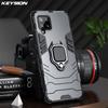 Coque blindée antichoc avec anneau support pour samsung for samsung a42 rouge for samsung a42 rouge -cz40214