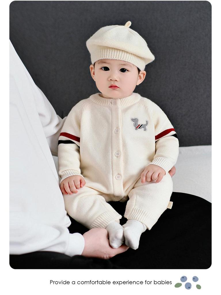 2025 Stylish Baby Autumn Romper: Super Cute Infant & Toddler Jumpsuit Sweater