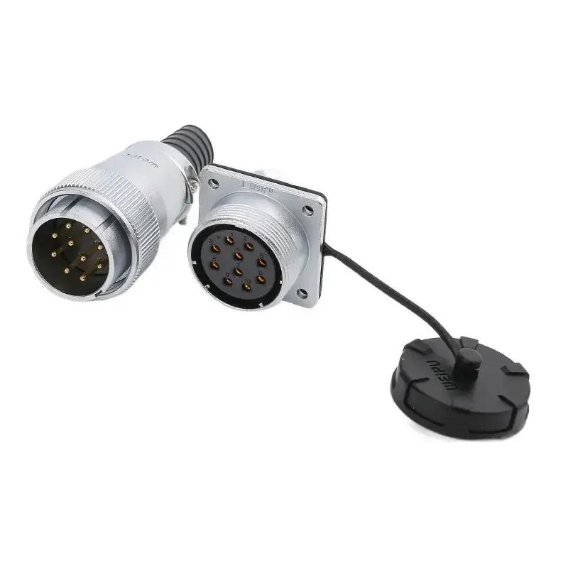 WEIPU WS32 TQ+Z M32 4 6 8 10 11 12 13 19Pin Male Plug Female Socket Panel Automotive Connector 10-50 A  AC DC High Voltage Power