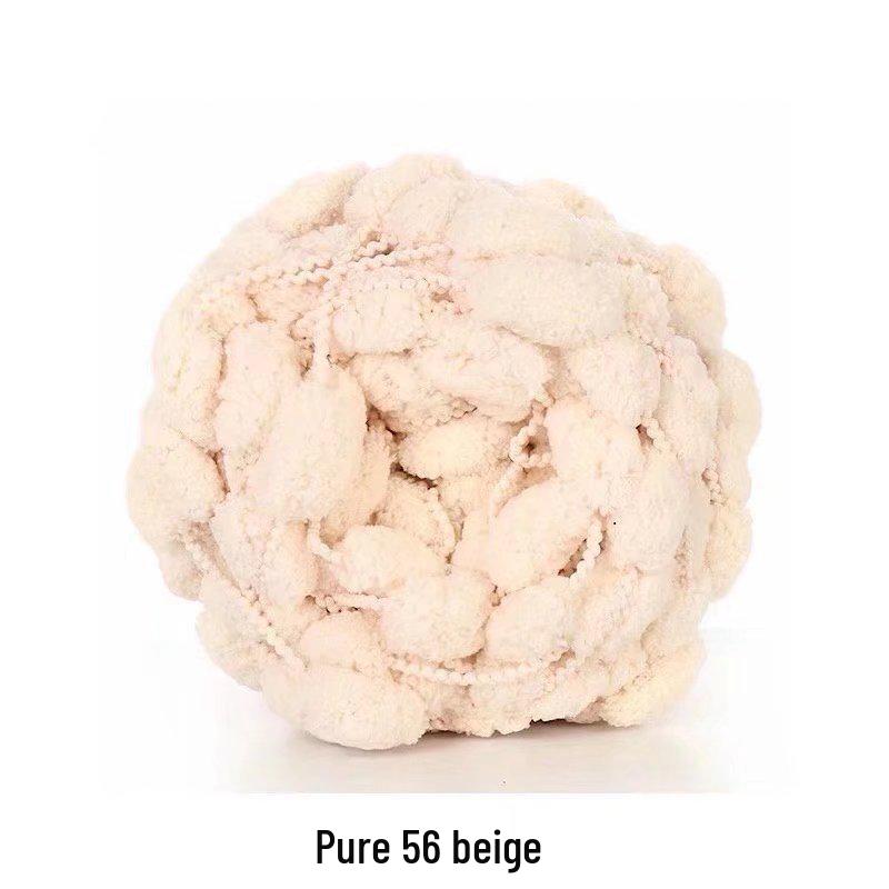 Dickes Woll-Perlgarn für handgestrickte Sofa- und Autositzkissen