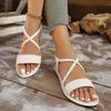 Women Lightweight Sandals 2026 New Summer Trend Sexy Shoes Woman Fashion Outdoor Beach Flat Sandals Female
