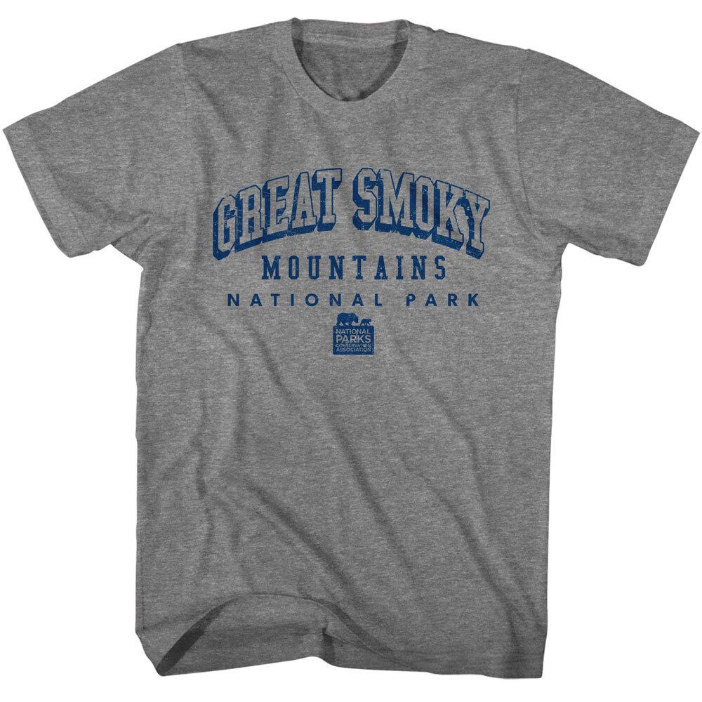United States Great Smoky Mountains Logo National Park Tennessee Men T Shirt XXL