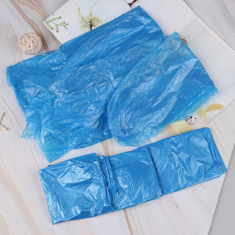 5 Paar Einweg Wasserdichte Dicke Plastik Regenschuhüberzieher Rutschfest