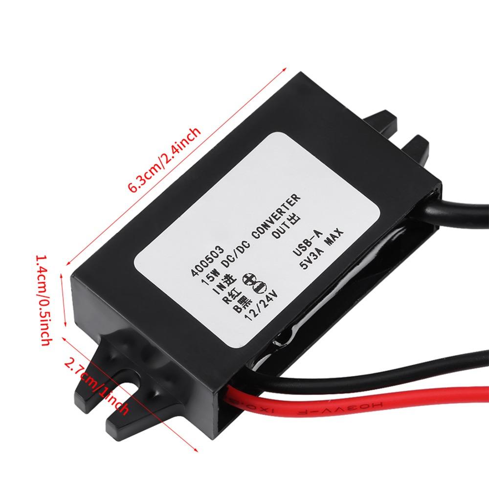 12V till 5V DC-DC Buck-omvandlare Bred Inspänning Spänningsregulator Modul Elektronik