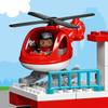LEGO Duplo Duplo City Firefighter Helicopter 10970 Toy Block Present Infant Baby Firefighter Helicopter Boys Girls 2 years old and up