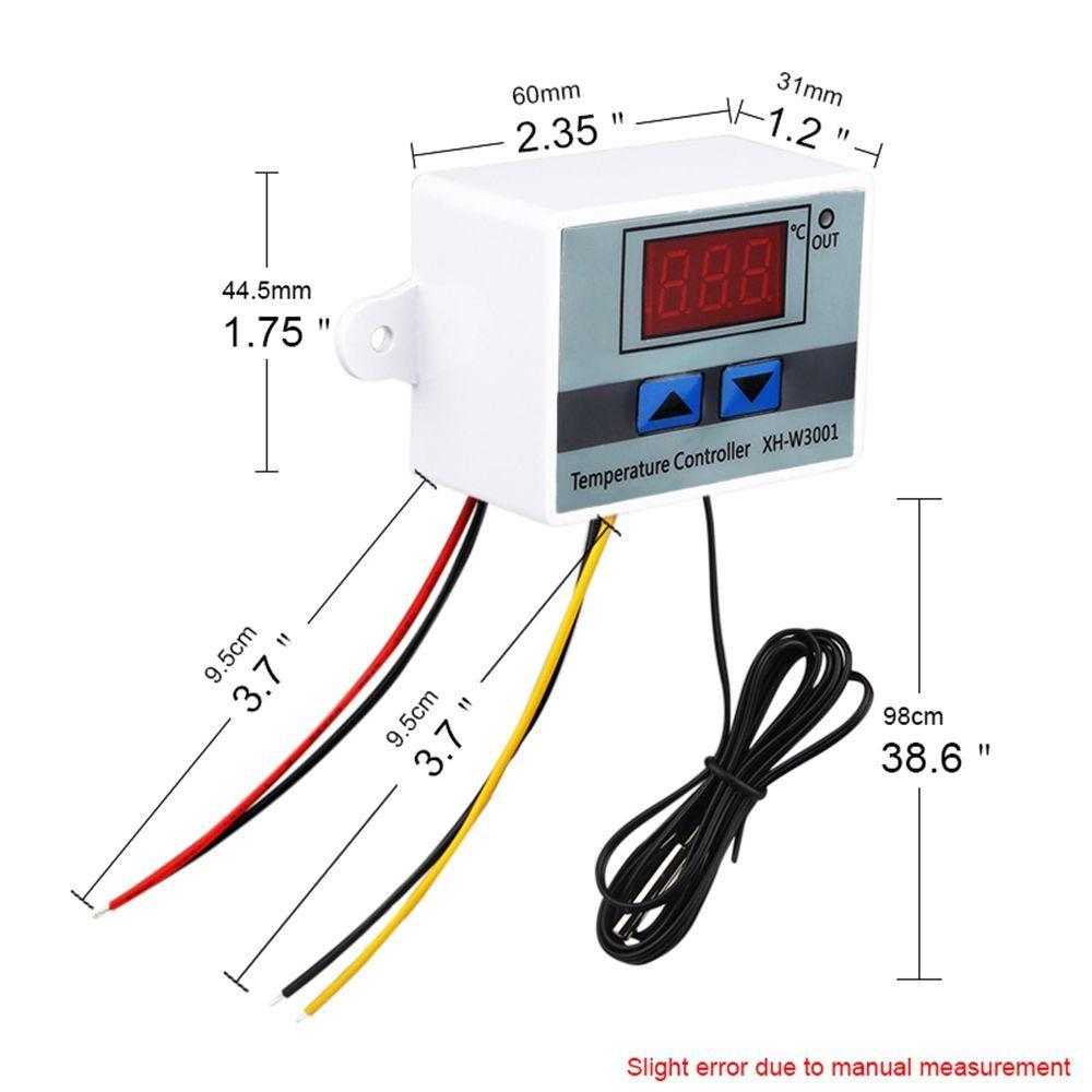 Digital Microcomputer Controller Temperature Controller Switch Probe Thermostat Incubator Control