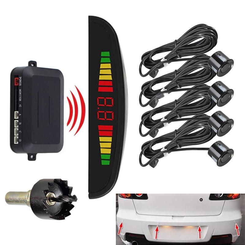 Car Reverse Backup Parking Sensor with Sensitive Radar System Wireless Car Reverse Radar Sensor Kit