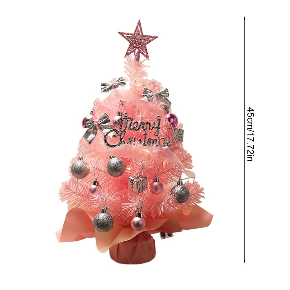 Small Artificial Christmas Tree Desktop Artificial Miniature Pine Tree Desktop Miniature Tree With Ornaments For Entrance Hall
