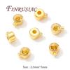 2.5mm 3mm 18K Gold Plated Crimp End Beads,Crimp Beads For Jewelry Making Supplies,Necklace End Bead,Bracelets Accessories