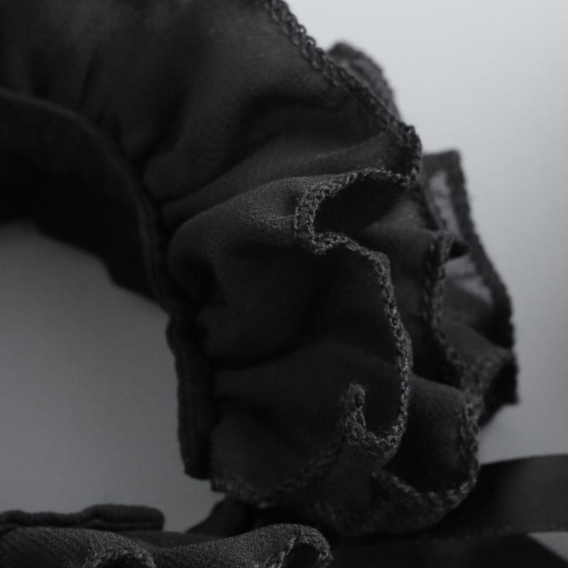 Ruffled Collar Girls Lace Victorian Collar Lapel Medieval Cosplay Victorian Ruffled Tie Collar