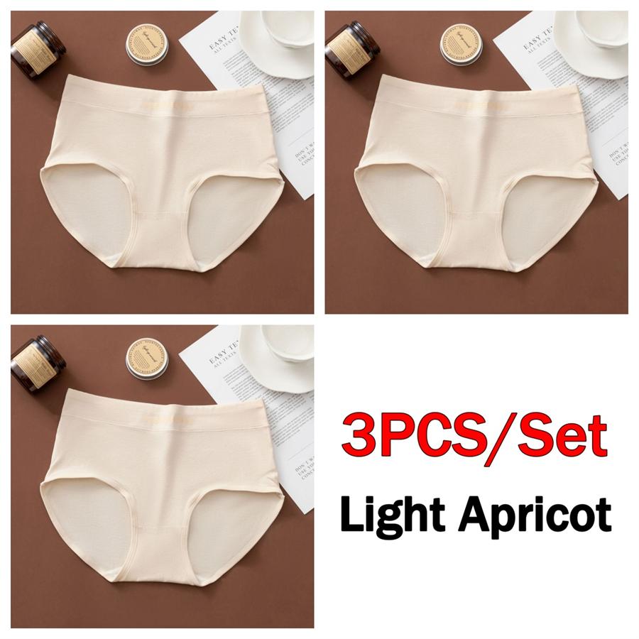 3PCS/Set Letter Seamless Women Panties Underpanties Sports Soft Female Underwear Large Size Sexy Pure Cotton Women's Intimates