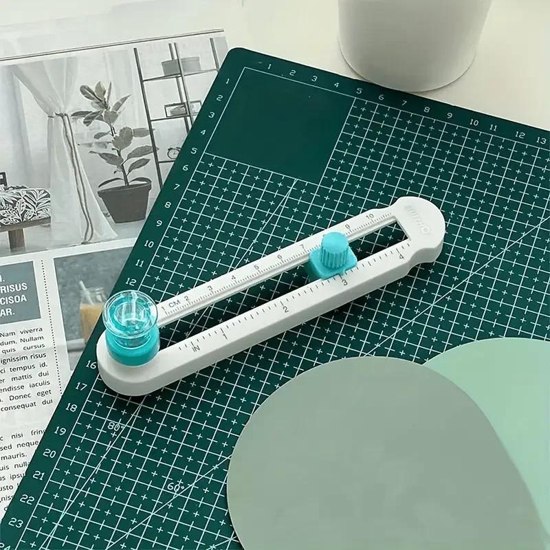 360° Verstellbarer Kreisschneider Präzisions-Scrapbooking-Werkzeug Perfekte Kreispapierschnitte Ideal für Bastelbegeisterte