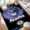 Custom Name Personalized Football Club F.C Print Carpet, Versatile Home Decor Rug, for Playroom, Apartment, Balcony, Entryway, Hallway Gift