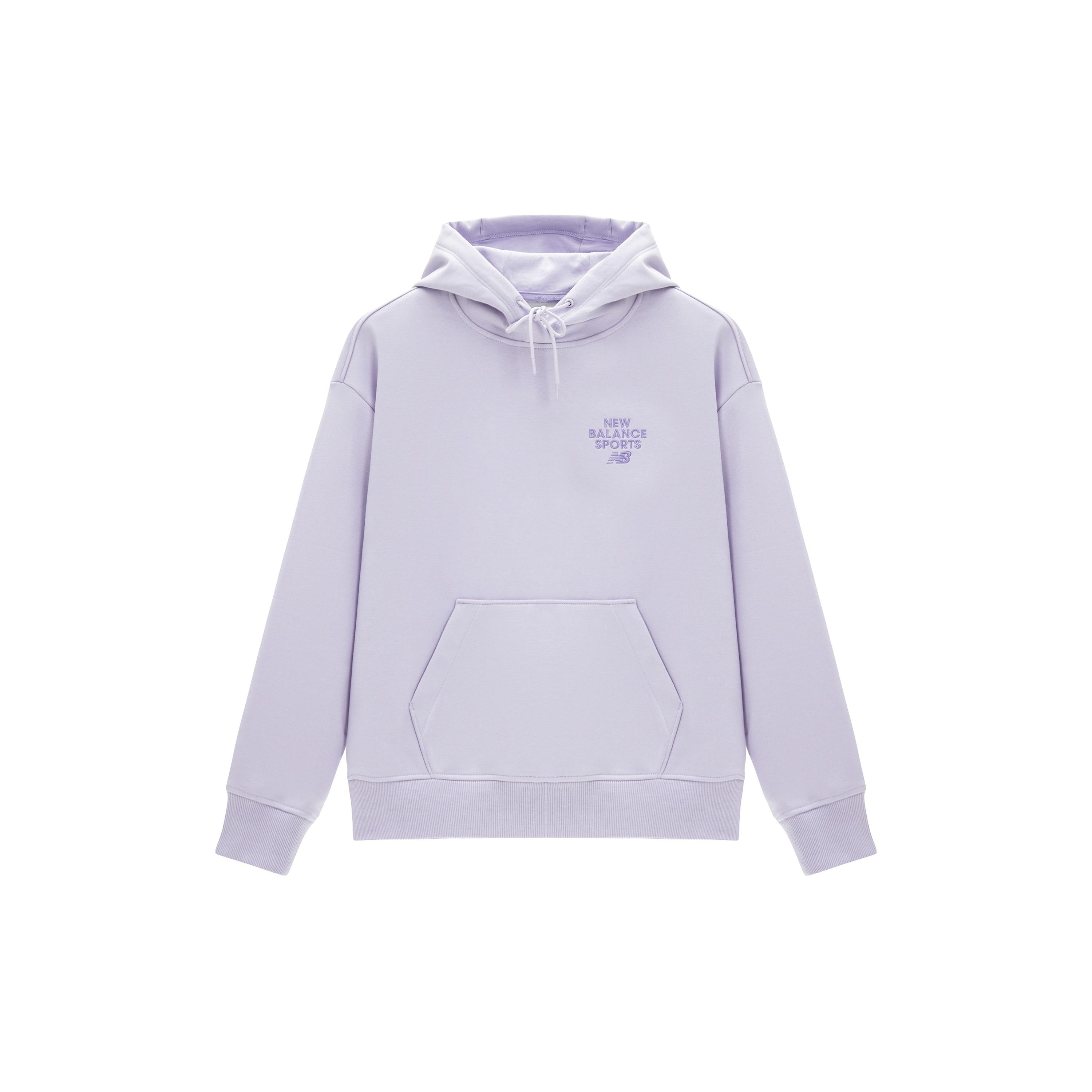 (WMNS) New Balance Logo Sportswear Hoodie Asia Sizing Purple Women s 5CD12132-DV L