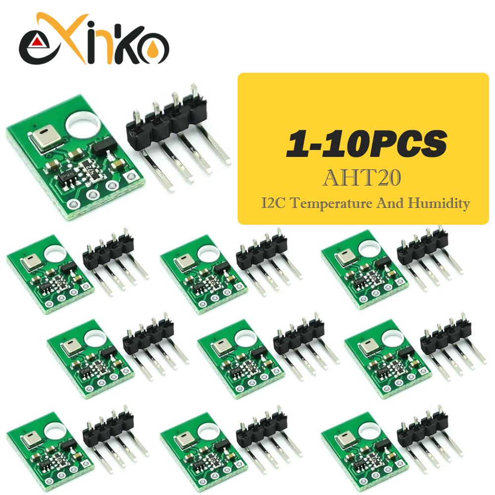AHT20 I2C Temperature And Humidity Sensor Module High-precision Humidity Sensor Probe DHT11 AHT10 Upgraded Version For Arduino
