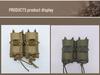 Tactical MOLLE-Compatible Double Magazine Pouch - Durable Nylon