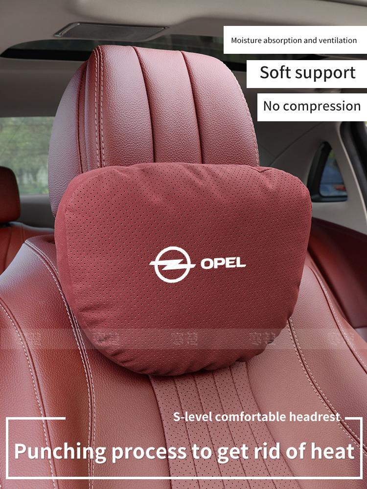 Car Headrest Neck Support Seat Lumbar Cushion Soft Neck Pillow Opel OPCline ASTRA CORSA INSIGNIA MOKKA VECTRA ZAFIRA GTC Tigra YU1