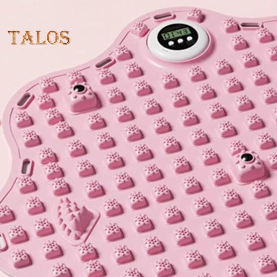 Foot Massager Mat with Timer Feet Pain Relief Muscle Relaxation Foot Reflexology Pad Anti-slip Portable Acupressure Pad Portable Stone Walking