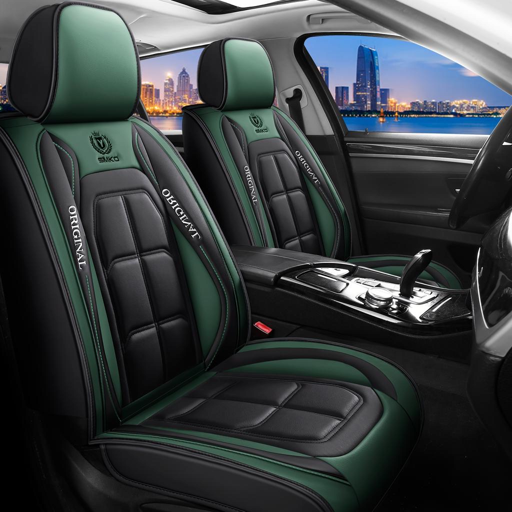 All Inclusive Seat Cover, Full Leather Car Seat Cushion, Driver's Seat Cover or Passenger Seat Cover, All Season Universal Pad