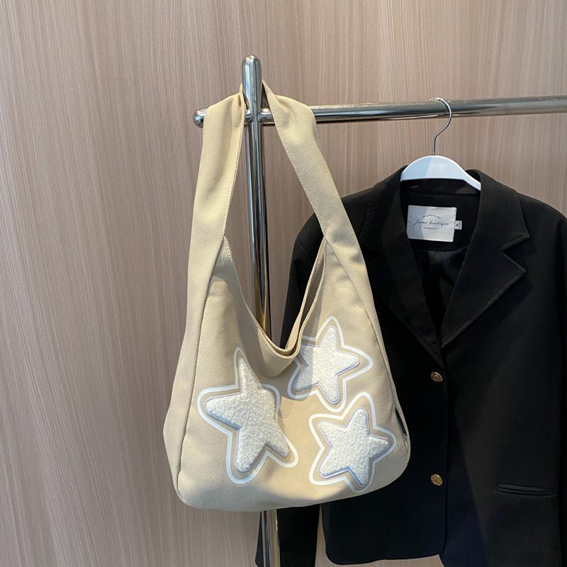 

Trendy Canvas Tote Bag For Students Commuters And Daily Use In Multiple Colors білий