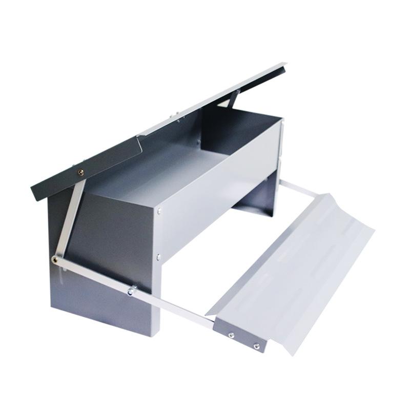 Treadle Chicken Feeder with Weatherproof Lid Rat Proof Chicken Feeder Suitable for Chicken Bantams Poultry Pheasants Etc