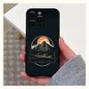 Camping Mountain Outdoor Phone Case For Apple iPhone 15,14,13,12,11,Pro,X,XS,Max,XR,Plus,Mini Soft Black Cover
