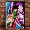 Classic Japanese Anime Canvas Painting Hunter X Hunter Posters and Prints Abstract Wall Art Pictures for Kids Living Room Decor