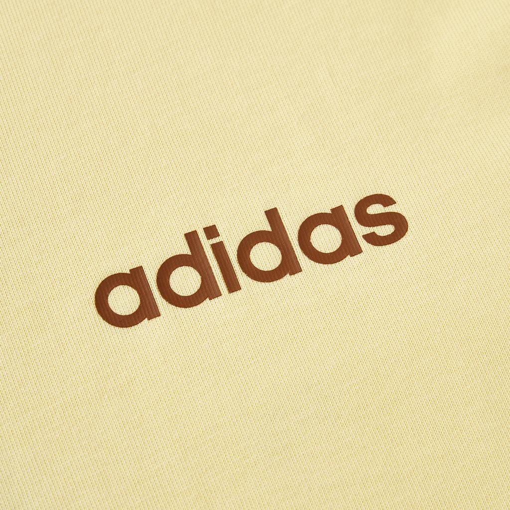 Adidas Comfortable Fashion Round Neck Pullover Short Sleeve T-Shirt Men Tops Yellow JL9651