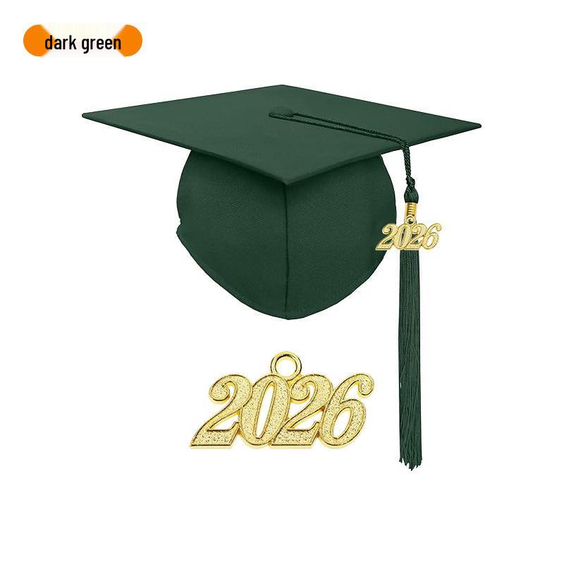 2025 Yıl Etiketli Amerikan Lisans Mezuniyet Şapkası