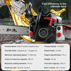 High-Power Gasoline Chain Saw 4800W Effortless Logging Chain Saw Handheld Chainsaw for Tree Felling and Woodcutting