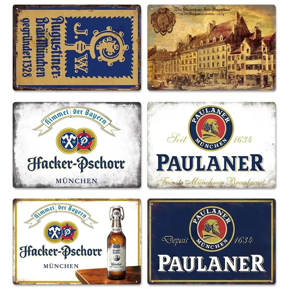 Placas de Metal Vintage Decoração Alemanha Marca de Cerveja Placa Decoração de Quarto para Cozinha Clube Bar Pub Man Cave