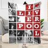 Coperta Morbida Calda Accogliente del Liverpool Football Club Ottima per Sedia da Ufficio Sedia Letto Per Tutte le Stagioni Arredamento Elegante Regalo per Viaggi Casa Compleanni